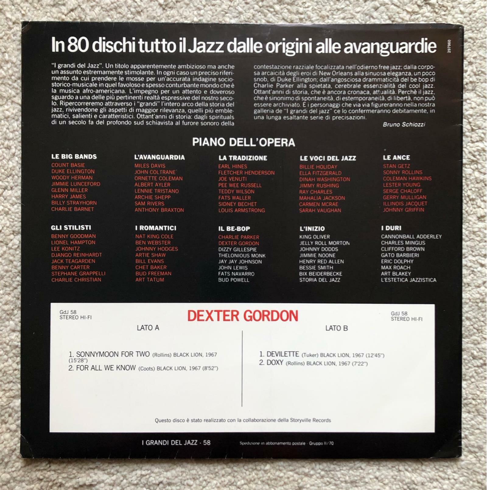 [LP] 수입원반 DEXTER GORDON