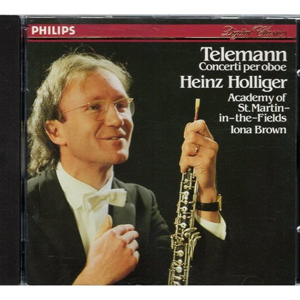 [수입] Telemann Oboe Concertos - Heinz Holliger / Brown