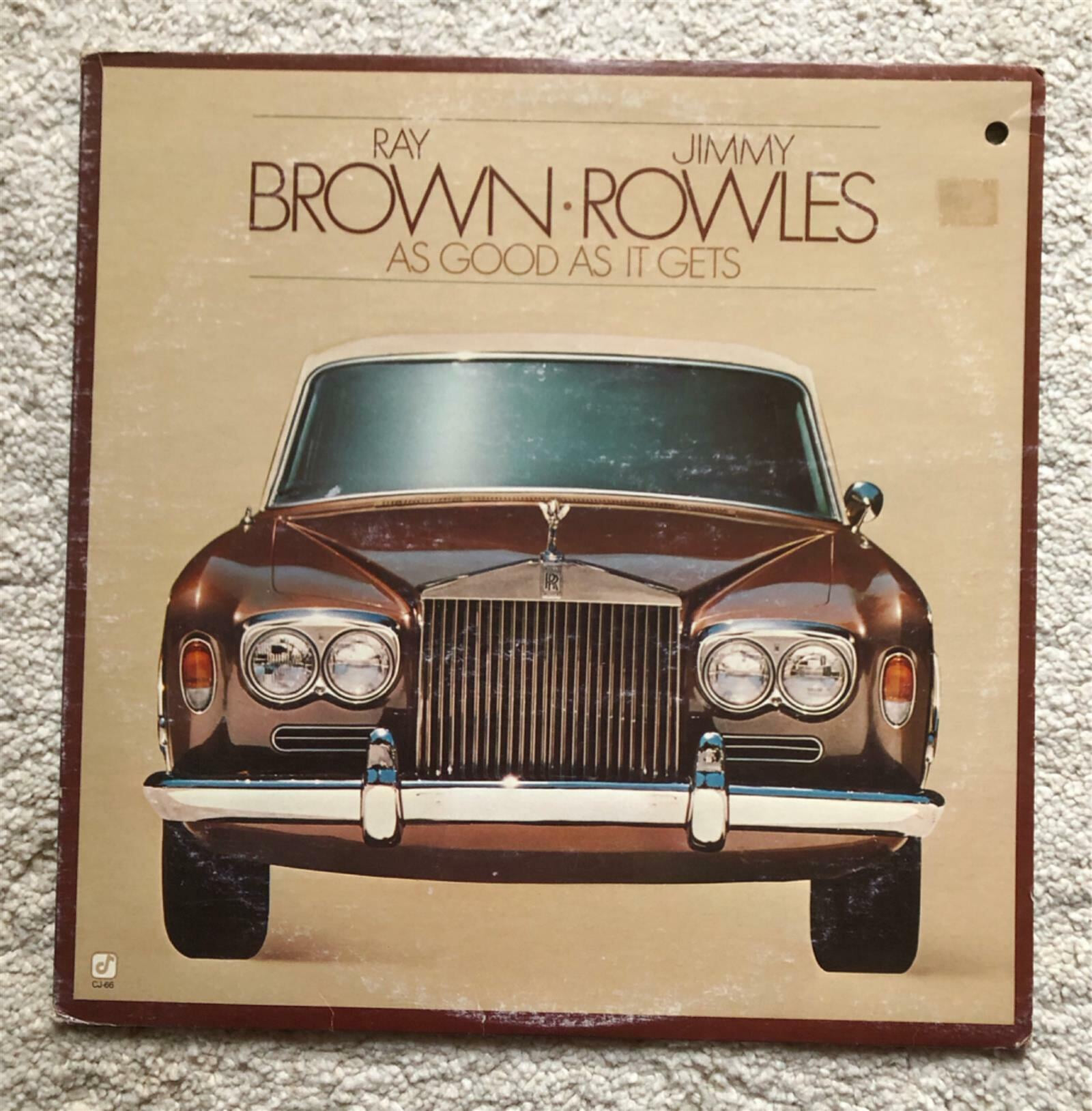 [LP] 수입원반 RAY BROWN & JIMMY ROWLES CJ-66