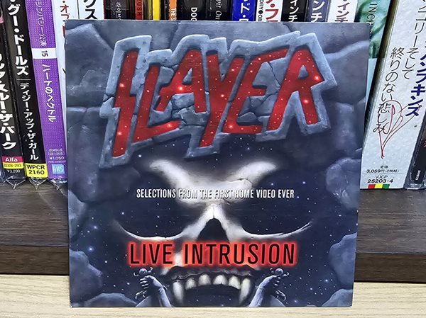 (희귀 / 수입 관계자용 프로모 싱글) Slayer - Live Intrusion