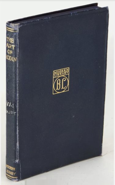 The art of Rodin ( 로댕의 예술 ) <1918년 출판도서> The modern library of the world's best books 프랑수아 오귀스트 르네 로댕 조각 프랑스 생각하는 사람 