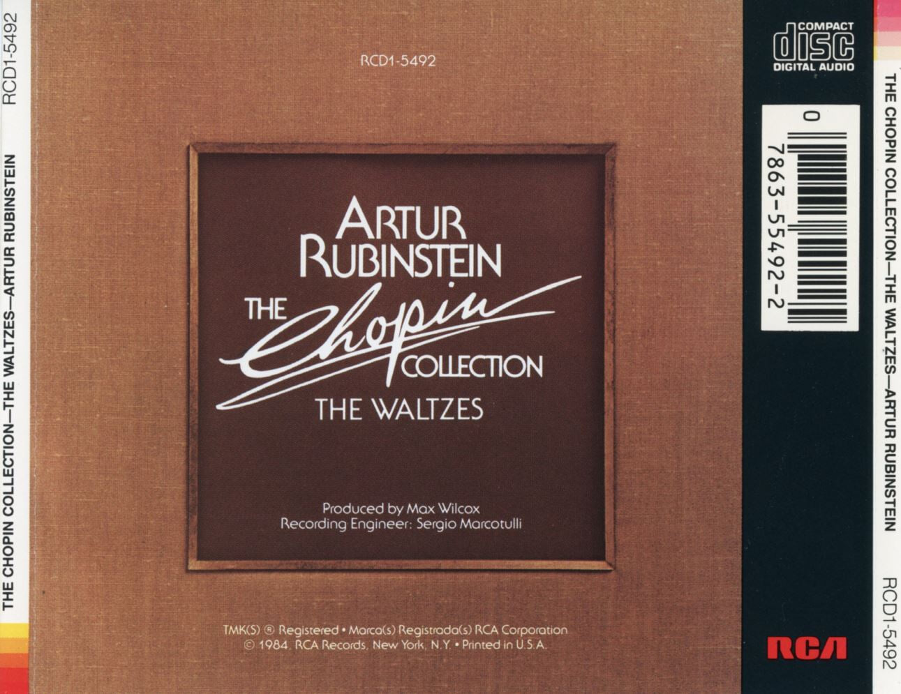 아르투르 루빈슈타인 - Arthur Rubinstein - Chopin The Waltzes [U.S발매]