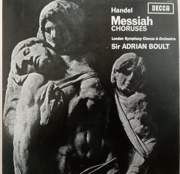 LP(엘피 레코드) 헨델: 메시아 Messiah Choruses - 볼트 / 런던 심포니 