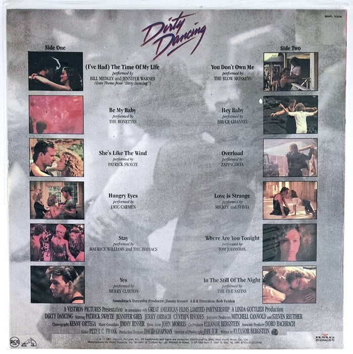 [미개봉LP] Various Artists - Dirty Dancing (Original Motion Picture Soundtrack)