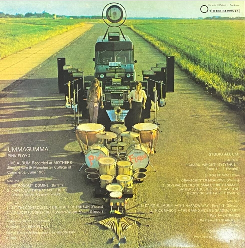 [LP] 핑크 플로이드 - Pink Floyd - Ummagumma 2Lps [2014발매] [Yellow] [독일반]