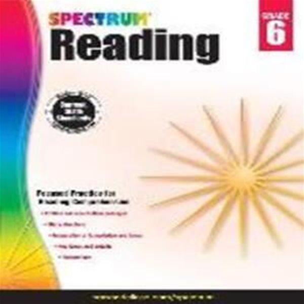 [중고-최상] Spectrum Reading Workbook, Grade 6: Volume 25