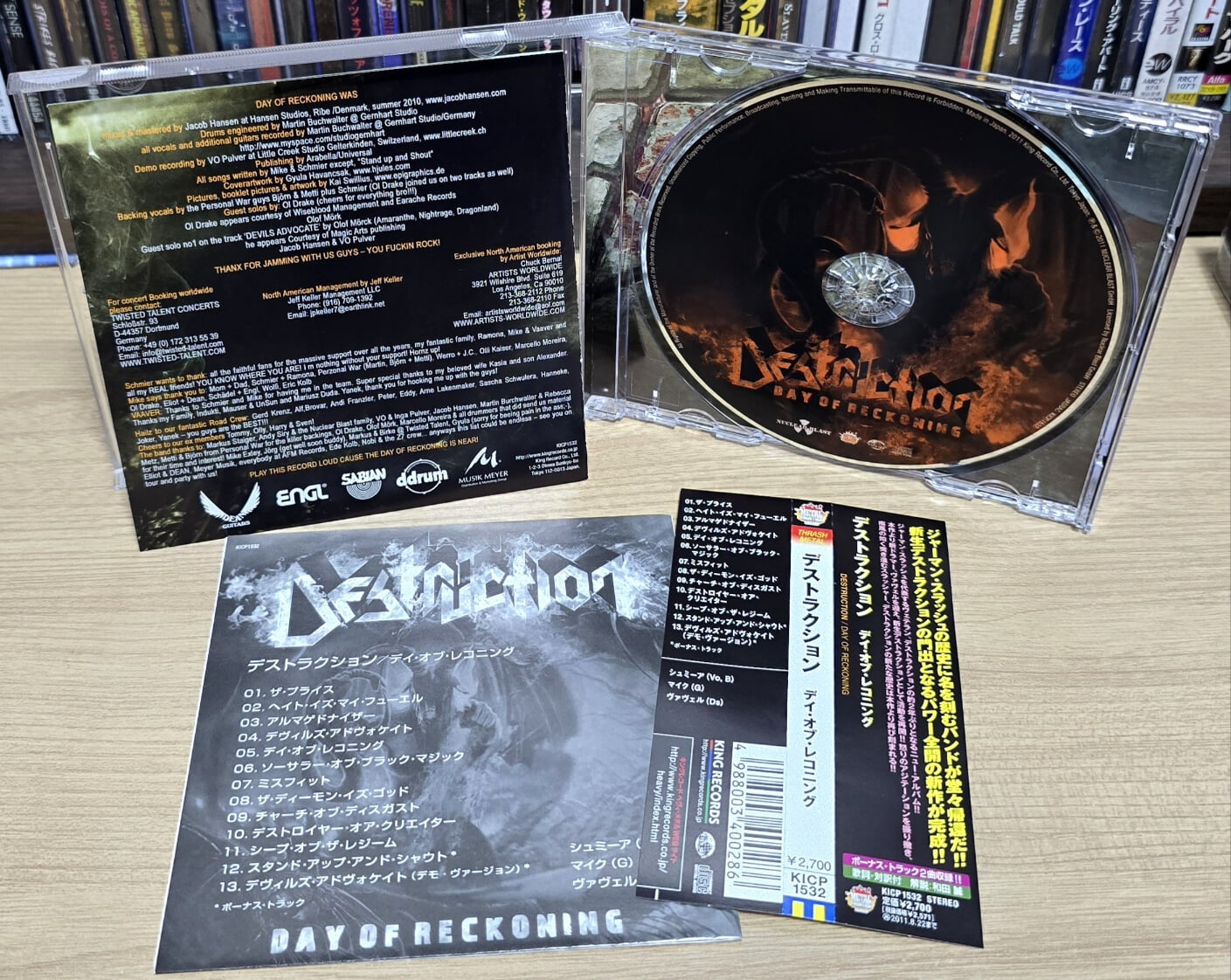 (일본반 / 초판) Destruction - Day Of Reckoning