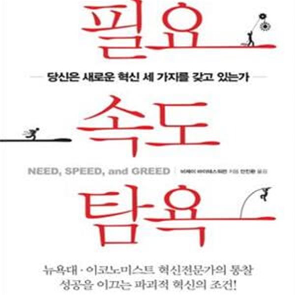 필요 속도 탐욕 (당신은 새로운 혁신 세 가지를 갖고 있는가)