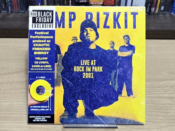 (미개봉 신품 / RSD 한정반 CD) Limp Bizkit 림프비즈킷 - Live At Rock Im Park 2001