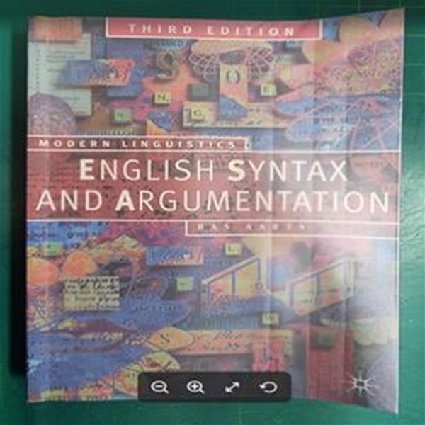 English Syntax and Argumentation (3rd Edition/ Paperback) / Bas Aarts (지은이), Noel Burton-Roberts (엮은이) | Palgrave Macmillan [상급] - 실사진과 설명확인요망