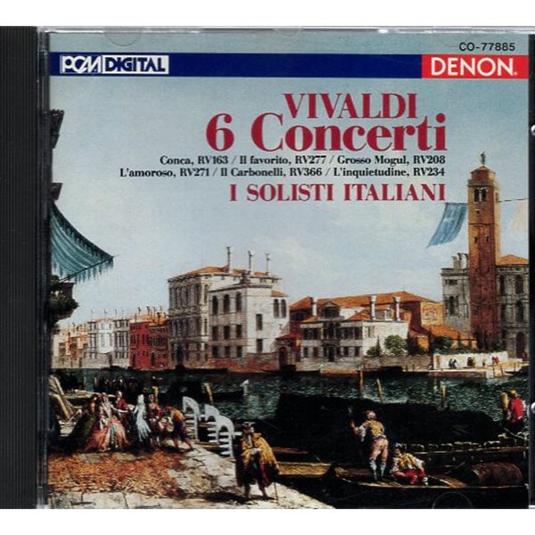 [수입] Vivaldi 6 Concerti - Conca, Il favorito, Grosso Mogul, L‘amoroso, Il Carbonelli, L‘inquietudine