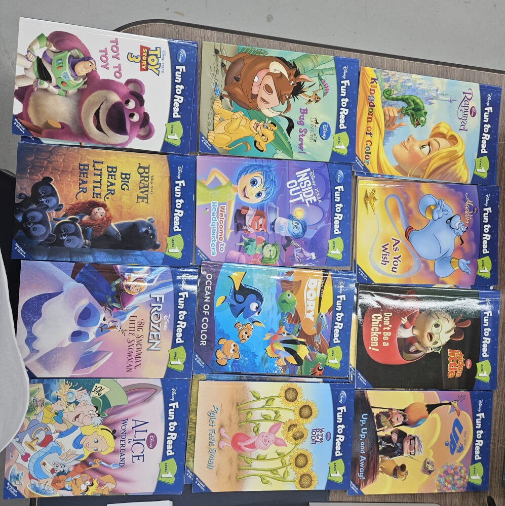 Disney Fun to Read 디즈니펀투리드 1단계 책 24권