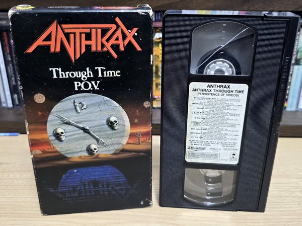 (미국반 / VHS 비디오테이프) Anthrax - Through Time P.O.V.