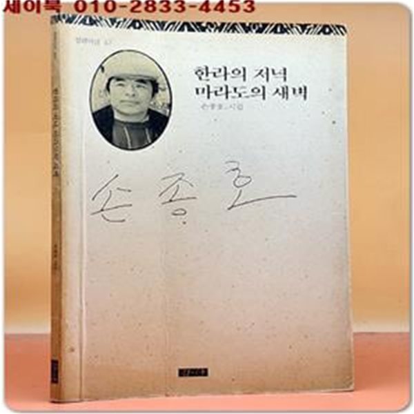 한라의 저녁 마라도의 새벽 - 손종호시집 