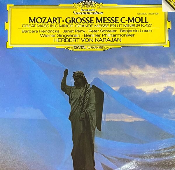 [LP] 카라얀 - Karajan - Mozart Grosse Messe C-Moll K.427 LP [성음-라이센스반]