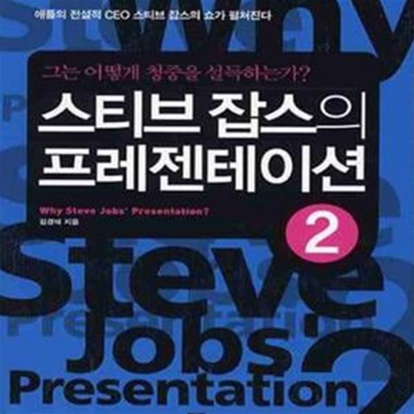 스티브 잡스의 프레젠테이션 2 (그는 어떻게 청중을 설득하는가,Why Steve Jobs＇ Presentation)