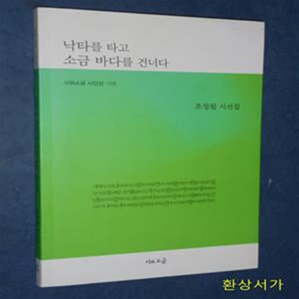 낙타를 타고 소금 바다를 건너다 (조성림 시선집)