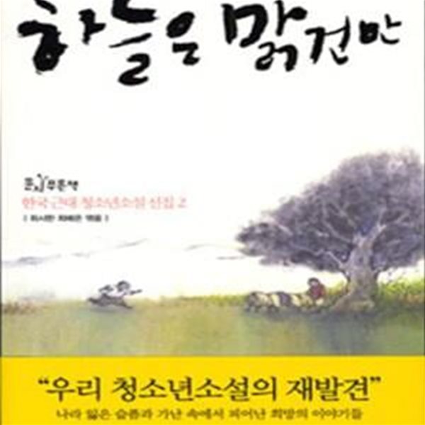 하늘은 맑건만 (한국 근대 청소년소설 선집 2)