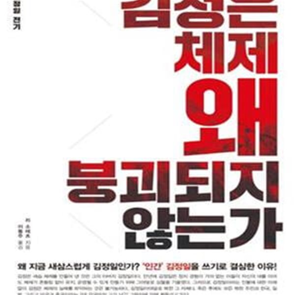 김정은 체제 왜 붕괴되지 않는가 (김정일 전기)