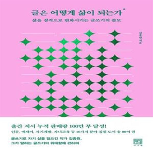 글은 어떻게 삶이 되는가 (삶을 질적으로 변화시키는 글쓰기의 쓸모)