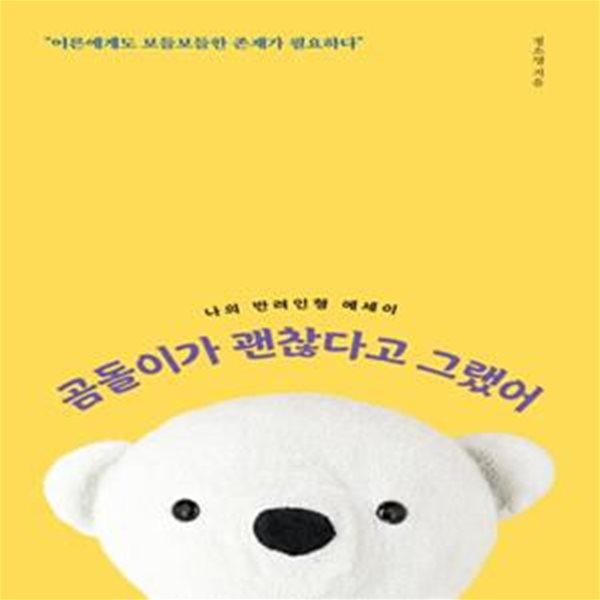 곰돌이가 괜찮다고 그랬어 (나의 반려인형 에세이)