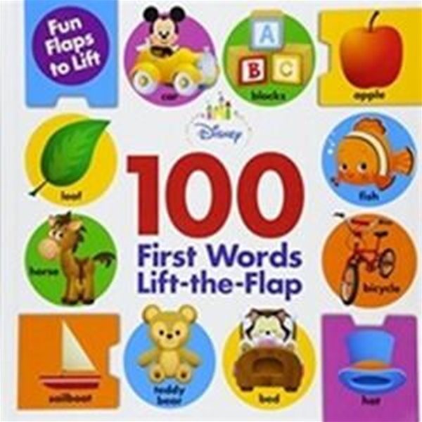 (플랩북) Disney Baby 100 First Words Lift-The-Flap