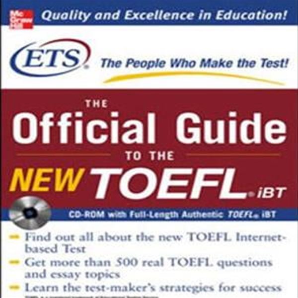 Official Guide to the New Toefl Ibt With Cd-rom(Paperback)