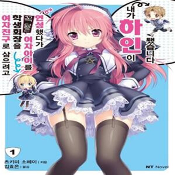 여자친구로 삼으려고 학생회장을 꼭 닮은 여자아이를 연성했다가 내가 하인이 됐습니다 1 (NT Novel)