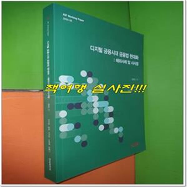 디지털 금융시대 금융법 현대화 : 해외사례 및 시사점