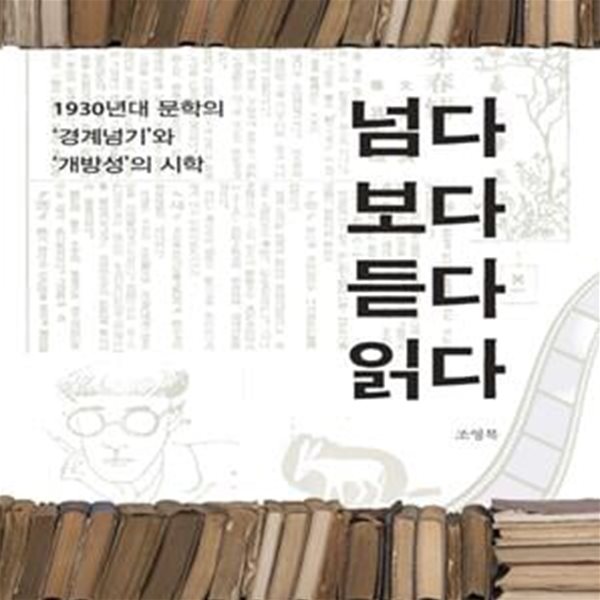 넘다 보다 듣다 읽다 (1930년대 문학의 경계넘기와 개방성의 시학)