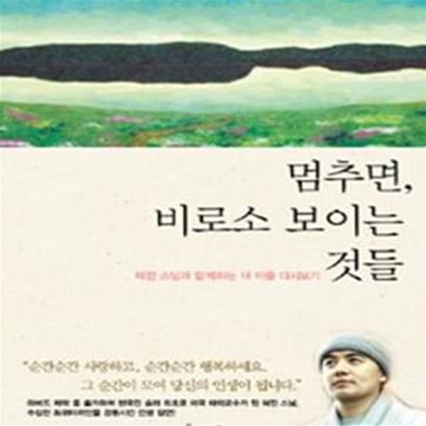 멈추면 비로소 보이는 것들 - 혜민스님과 함께하는 내 마음 다시보기