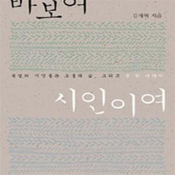 바보여 시인이여  (독일의 시인들과 그들의 삶, 그리고 문학 이야기) (양장본)