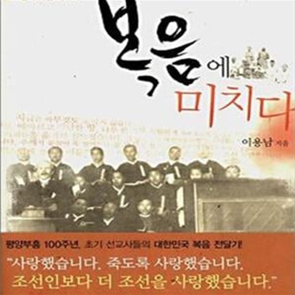 복음에 미치다  (초기 선교사가 들려주는 한국 복음 이야기)