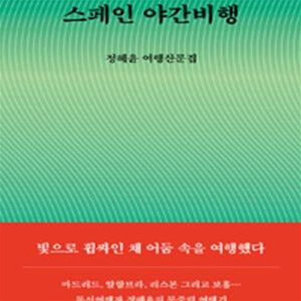 스페인 야간비행 (정혜윤 여행산문집)