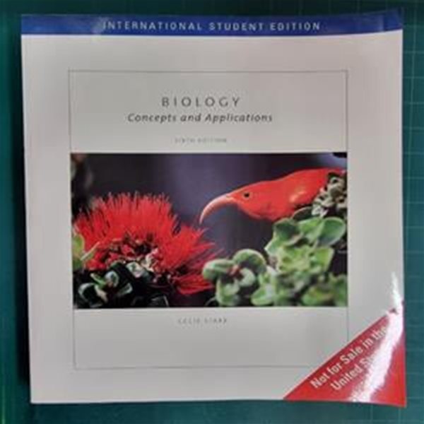 Biology : Concepts and Applications - With Biologynow,Infotrac  / Cecie Starr (지은이) | Cengage Learning, Inc [영어원서 / 상급] - 실사진과 설명확인요망