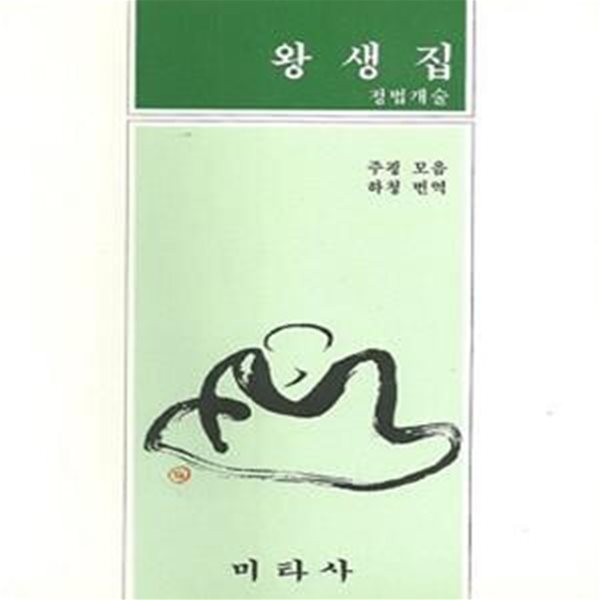 왕생집 (정법개술) (초판 1991)