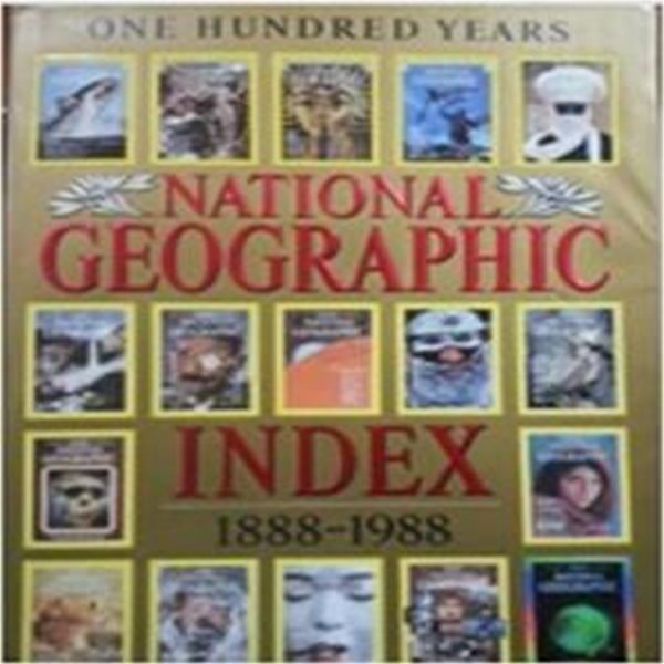 내셔널지오그래픽 National Geographic INDEX(1888-1988)**영어원서