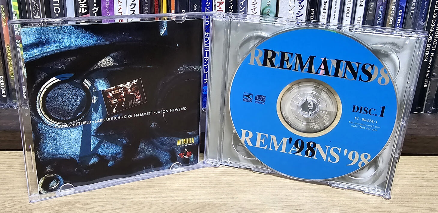 (희귀 / 2CD 라이브 부틀렉) METALLICA 메탈리카 - 내한공연 Remains`98