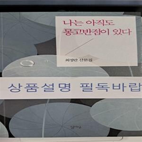 나는 아직도 몽고반점이 있다 (최정란 산문집)