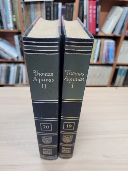 Thomas Aquinas 1,2 (전2권): The Summa Theologica of Saint Thomas Aquinas (Great Books of The Western World 19,20) (1989 31쇄, Hardcover) 