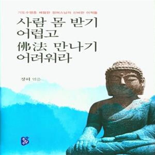 사람 몸 받기 어렵고 불법 만나기 어려워라 (기도수행중 체험한 정허스님의 신비한 이적들)