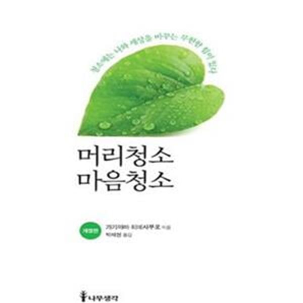 머리청소 마음청소 (불황의 깊은 그늘과 개인의 무기력을 벗어나는 청소법)