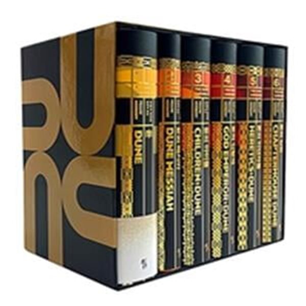 듄 신장판 1~6 세트 - 전6권 (Frank Herbert&#39;s Dune Saga 6-Book Boxed Set: Dune, Dune Messiah, Children of Dune, God Emperor of Dune, Heretics of Dune, and Chapterhouse: Dune)