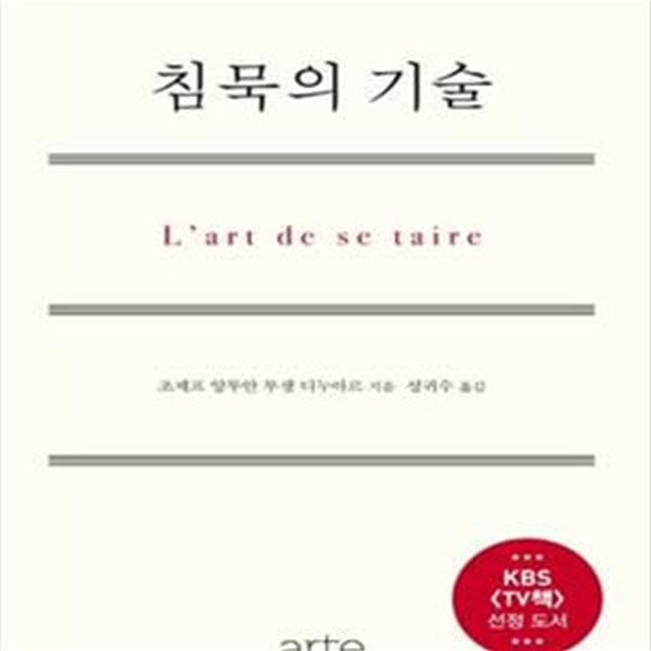 침묵의 기술 (L＇art de se taire)