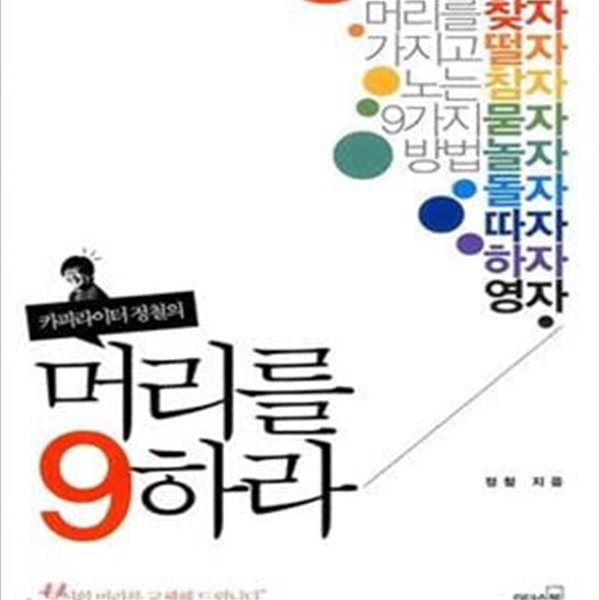 머리를 9하라 (머리를 가지고 신나게 노는 9가지 방법, 카피라이터 정철의, 당신의 머리를 교체해드립니다)