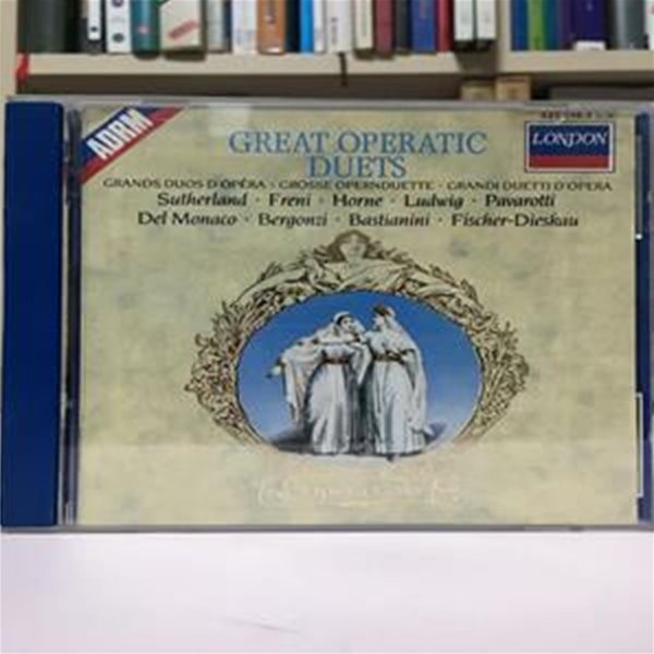 great operatic duets - Sutherland, Tebaldi, Horne, Pavarotti, Ghiaurov / London Records / 상태 : 상