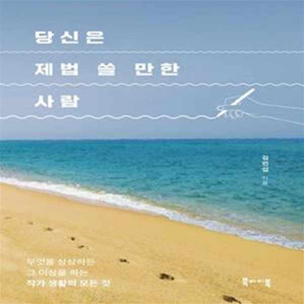 당신은 제법 쓸 만한 사람 (무엇을 하든 그 이상을 하는 작가 생활의 모든 것)