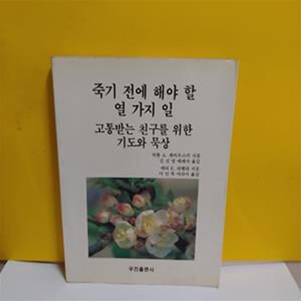 죽기 전에 해야 할 열 가지 일/고통받는 친구를 위한 기도와 묵상[12-479Q]