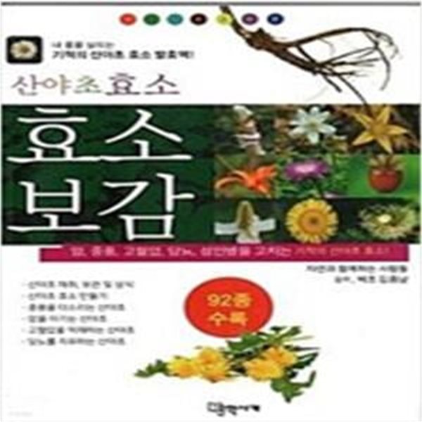 산야초 효소  효소보감  -  내 몸을 살리는 기적의 산야초 효소 발효액