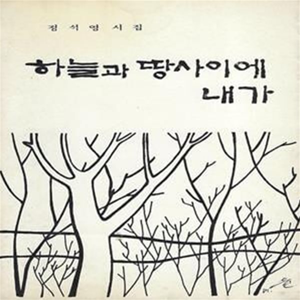 정석영 시집(초판본/작가서명) - 하늘과 땅사이에 내가